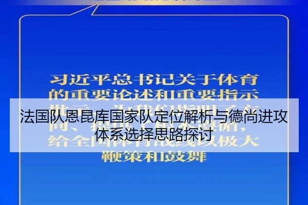 法国队恩昆库国家队定位解析与德尚进攻体系选择思路探讨
